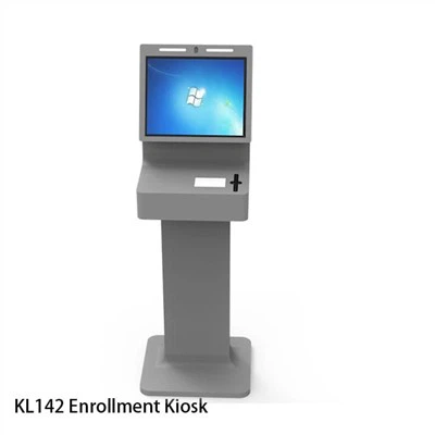 Hotellets självbetjäningsautomat i receptionen